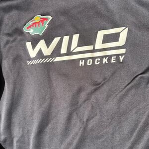 NHL AUTHENTIC PRO youth boys size XL (18-20) hoodie, WILD HOCKEY, black